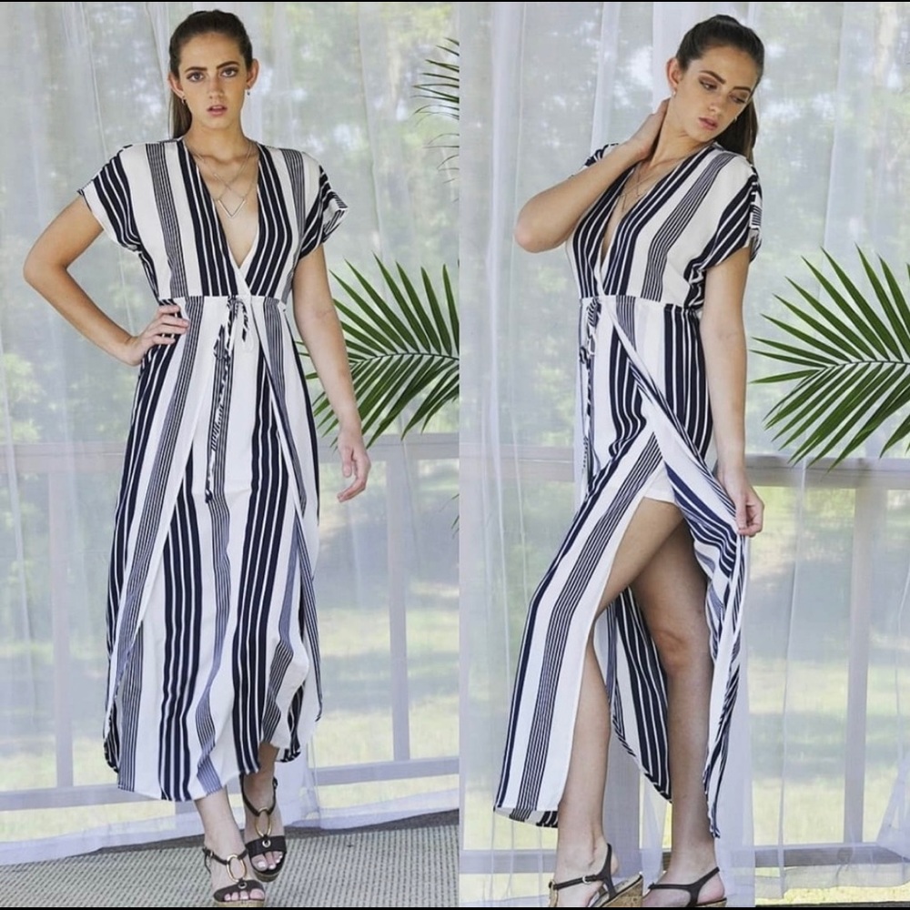 Striped Maxi Dress